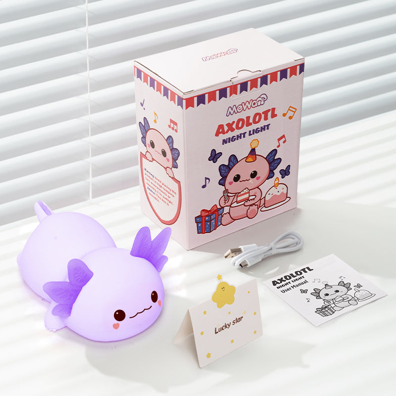 MeWaii® Axolotl Cute Squishy Night Light - Perfect Gift 🎁