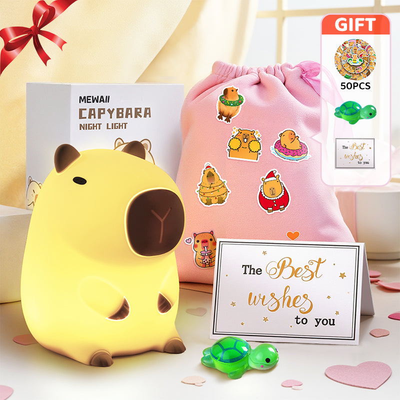 MeWaii® Capybara Squishy Night Light - Perfect Gift 🎁