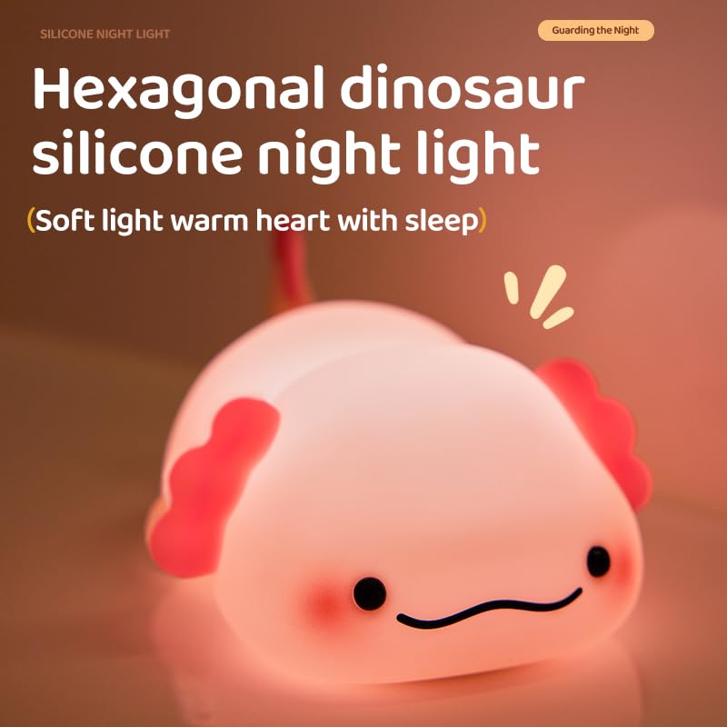 Söt axolotl nattlampa – Tap Tap LED