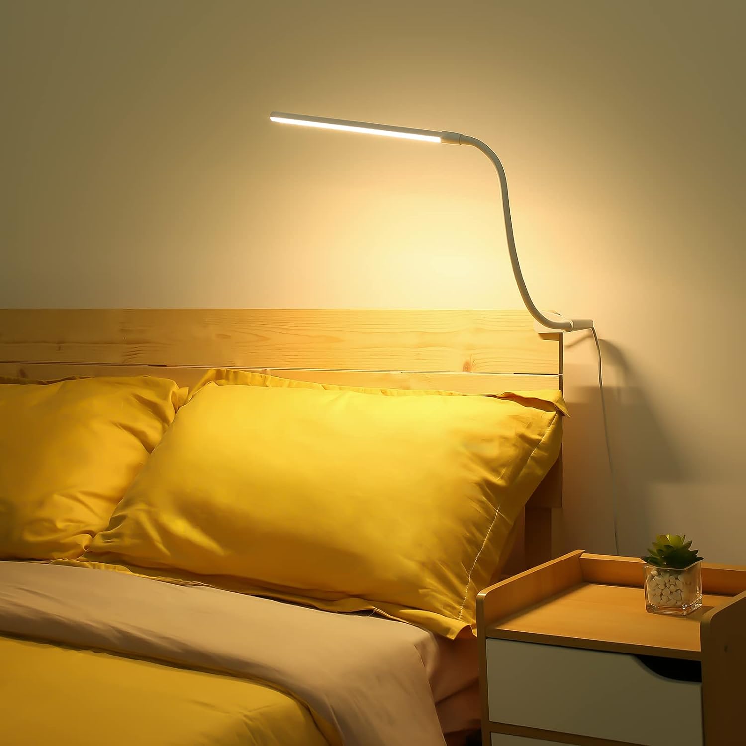 Flimmerfri Clip-On Lampa för Hemmakontor