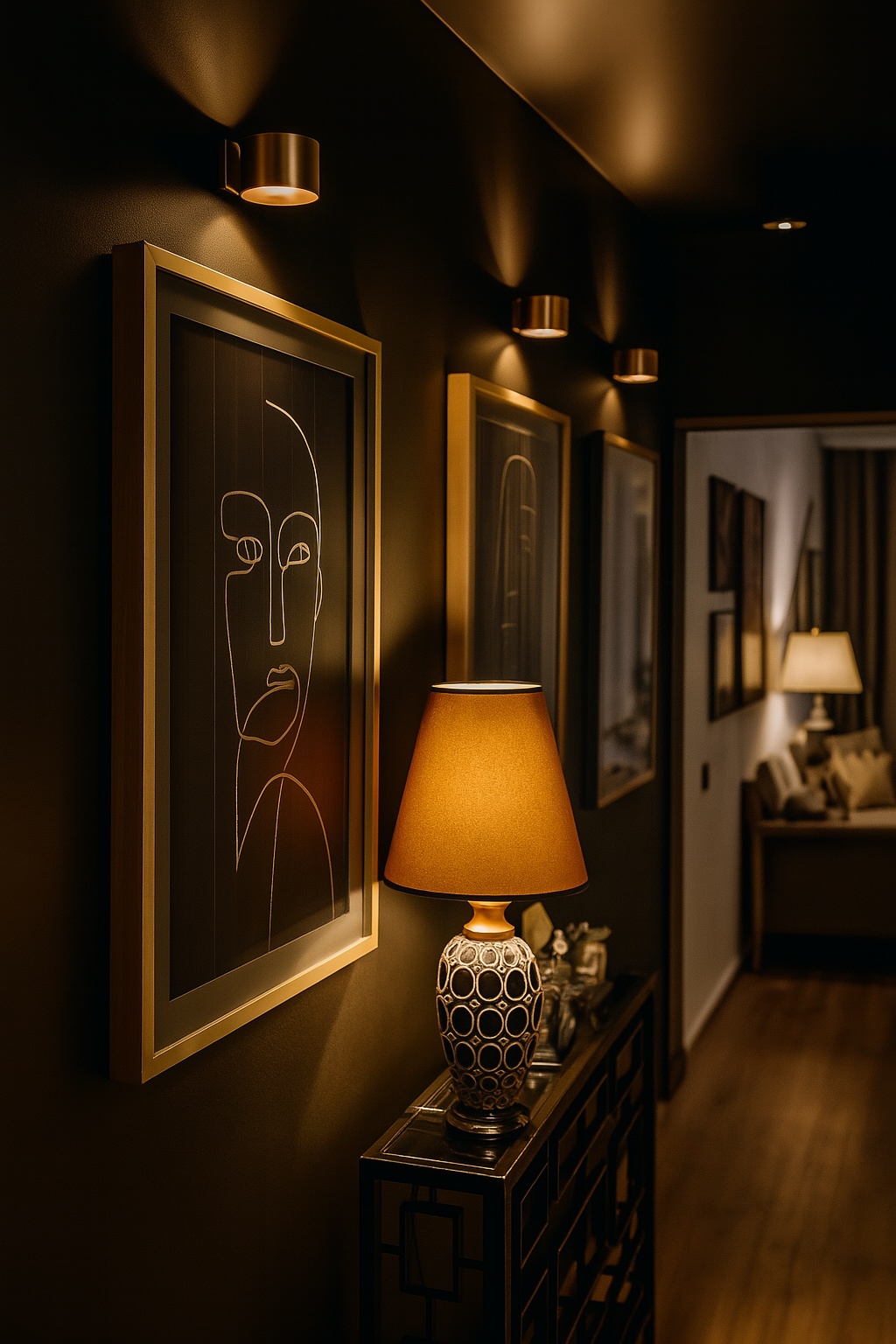 Uppladdningsbar LED-vägglampa med rörelsesensor