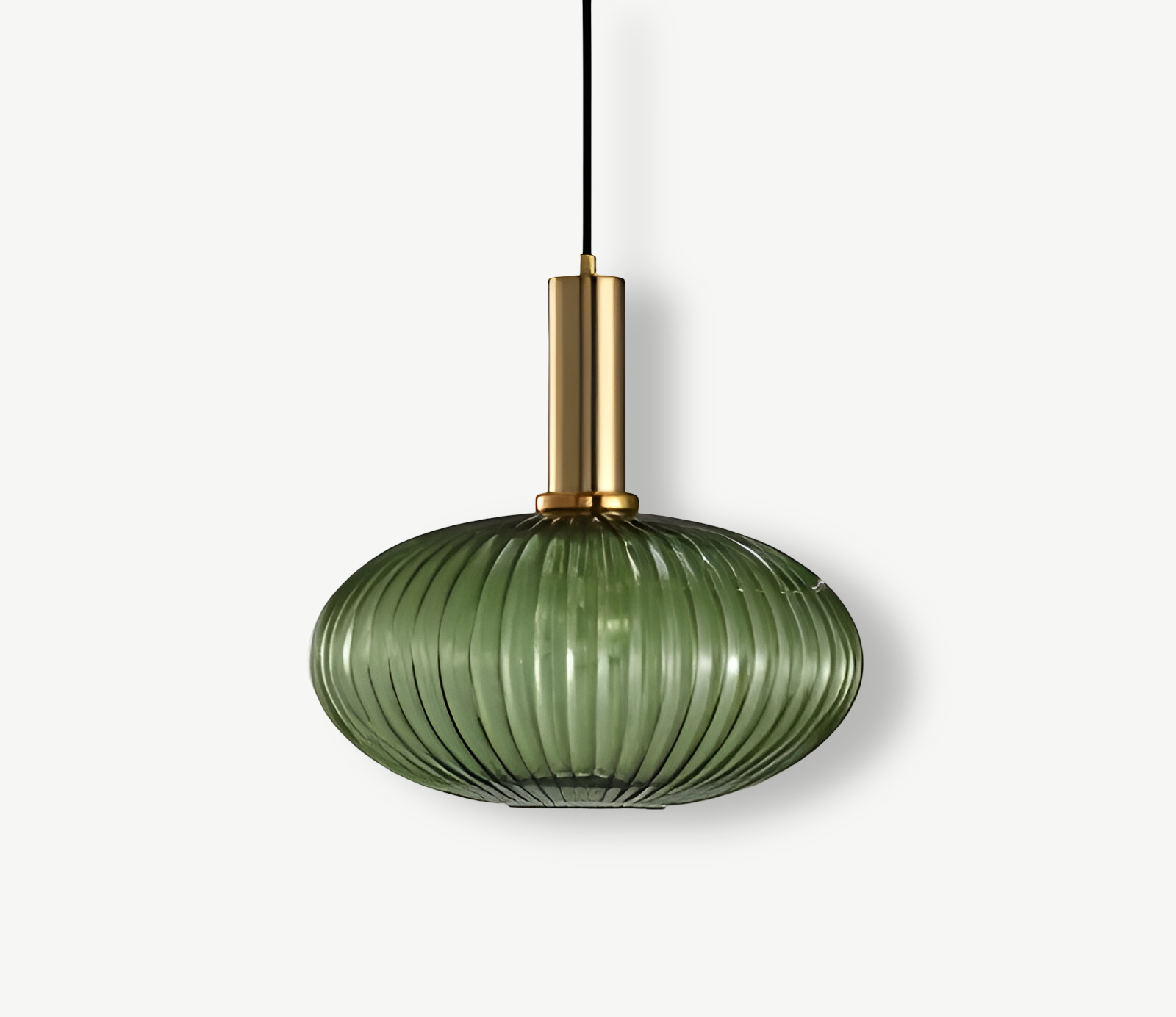 HuedRibbad Taklampa- Randig Ljuskrona i Vintageglas