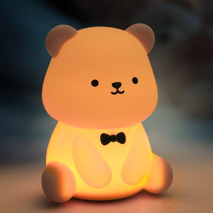 Teddy Bear nattlampa – Tap Tap LED