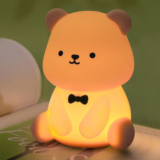 Teddy Bear nattlampa – Tap Tap LED