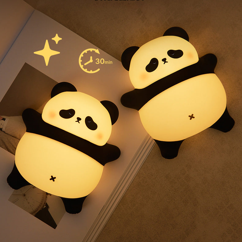Lazy Panda nattlampa – Tap Tap LED