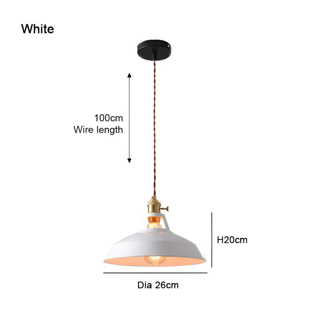 ForgeGlow – Industriell Retro Taklampa med Färgaccent