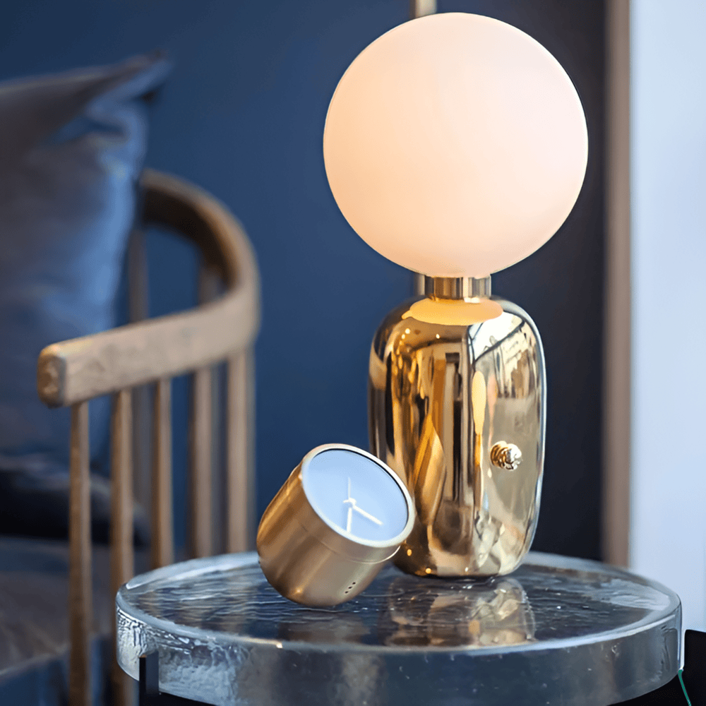 Valeria Sphere – Glasglobslampa med dimbart LED-ljus