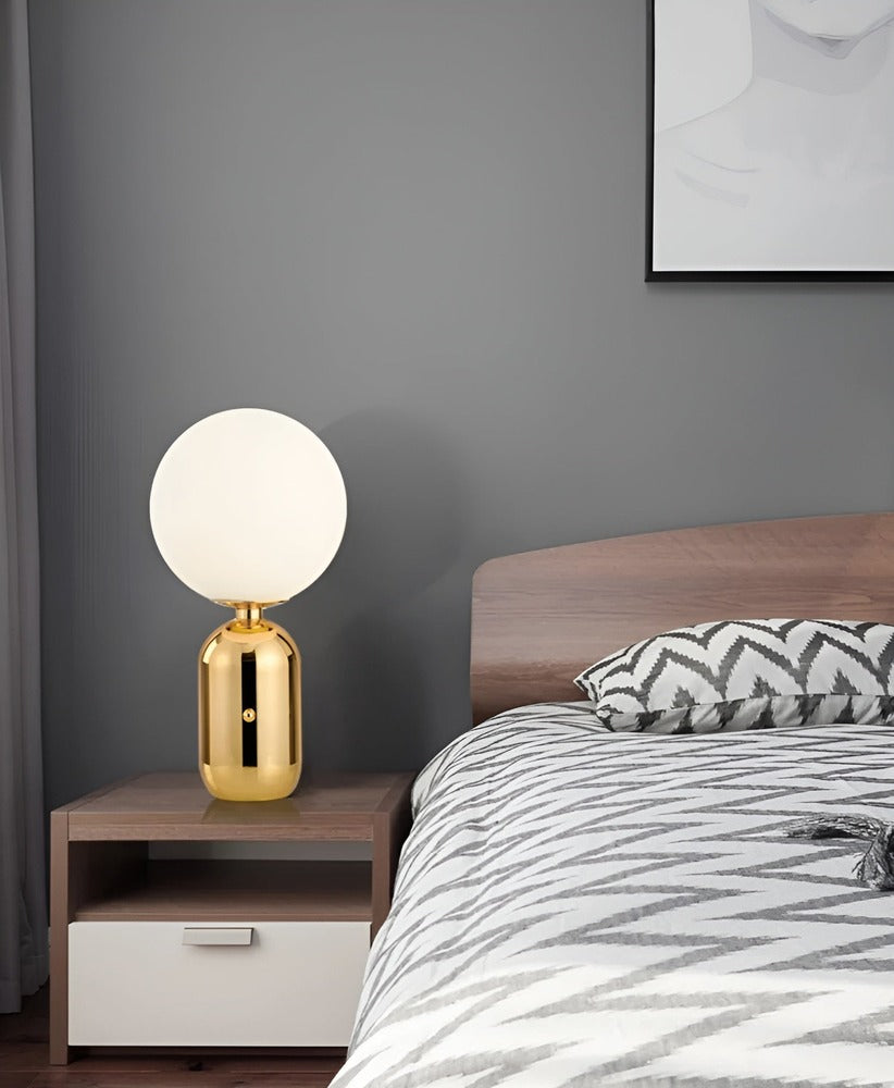 Valeria Sphere – Glasglobslampa med dimbart LED-ljus