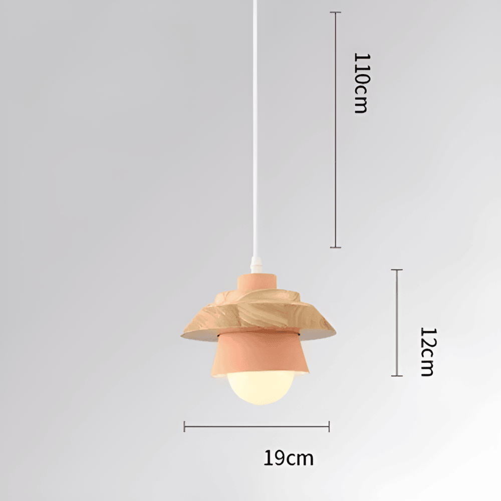 HaloWood – Justerbar Taklampa i Trä & Aluminium
