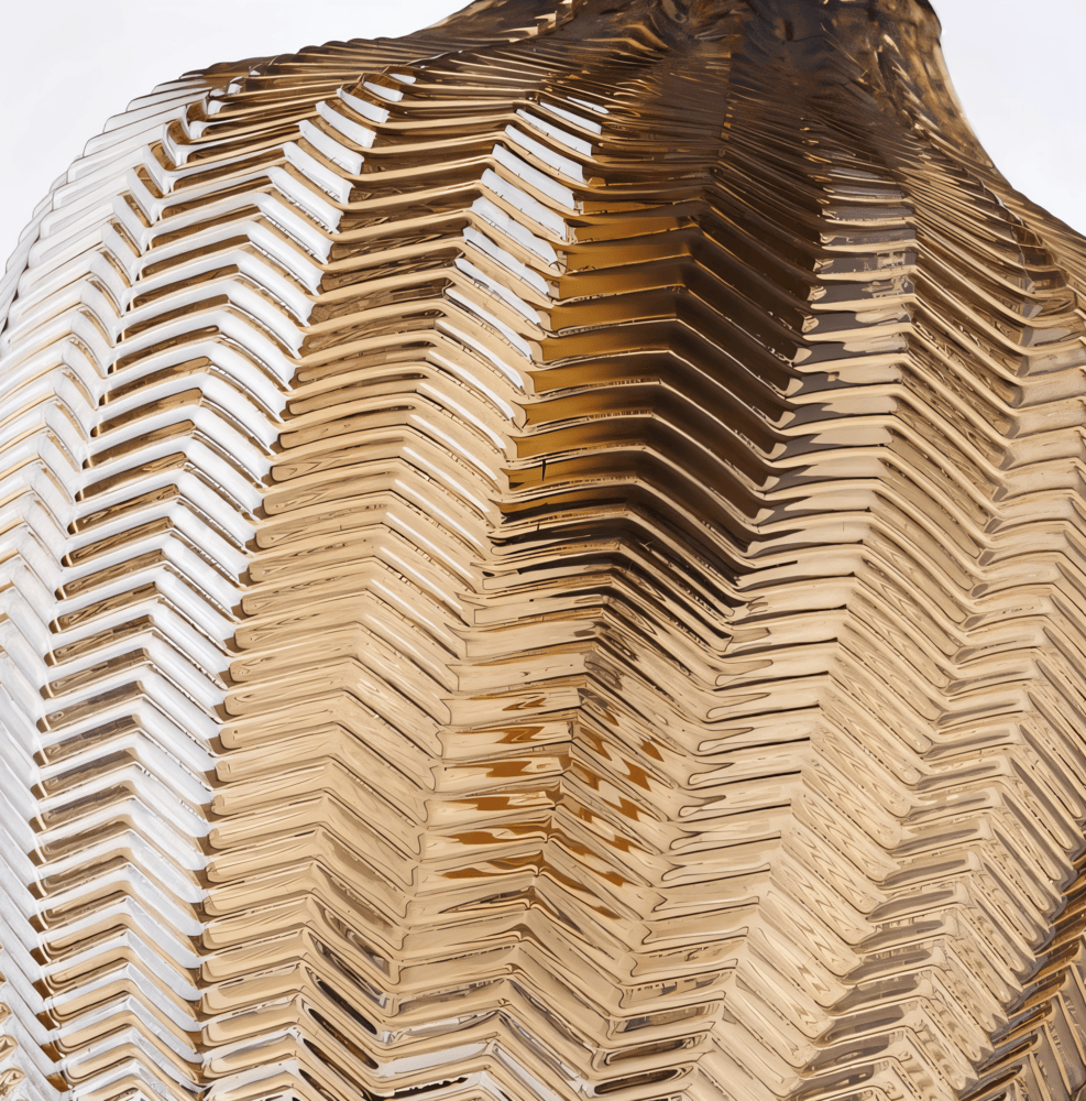 Vintara – Pendellampa i Glas med Zigzag-Design