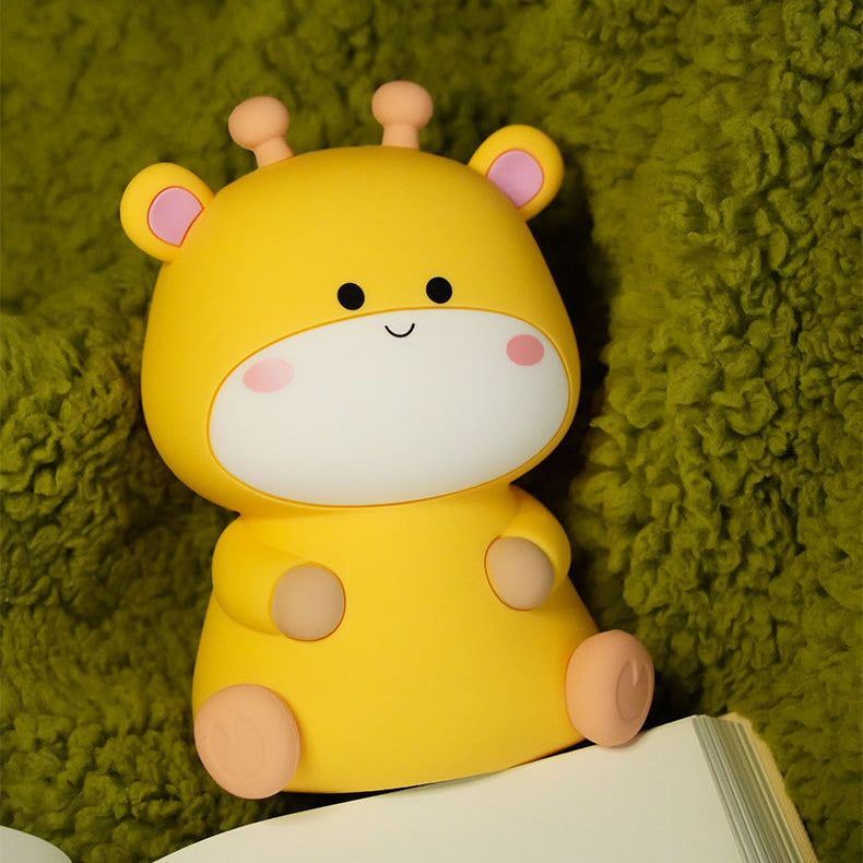 Söt hjort nattlampa i silikon – Tap Tap LED 🦌