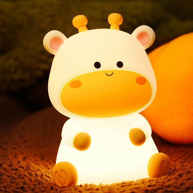 Söt hjort nattlampa i silikon – Tap Tap LED 🦌