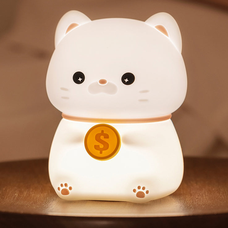 Lucky Cat nattlampa – Tap Tap LED