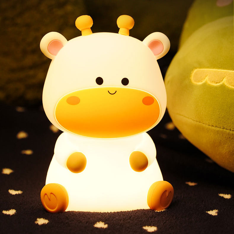 Söt hjort nattlampa i silikon – Tap Tap LED 🦌