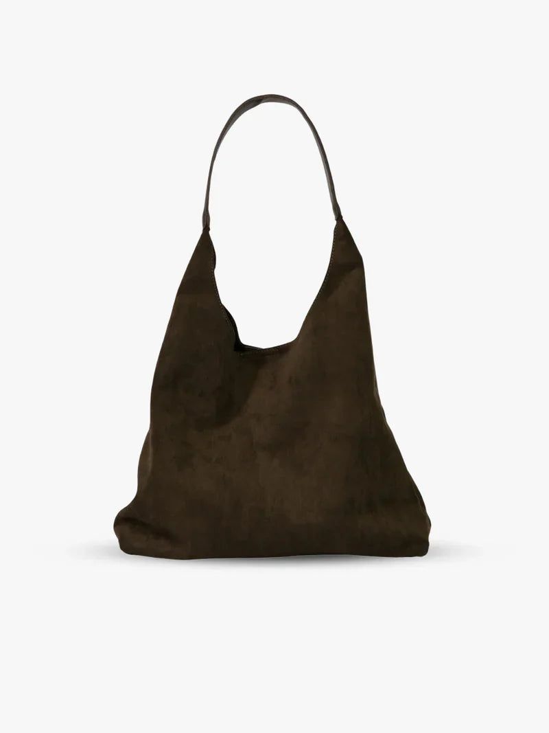 Oliva Studio Tote™ – i mjuk olivbrun mocka